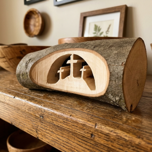 3 Crosses in a Log