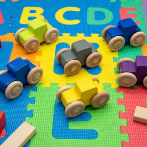 Mini Pocket Car – Handmade Wooden Toy Car for Kids | Montessori Travel Toy | Sensory & Imaginative Play